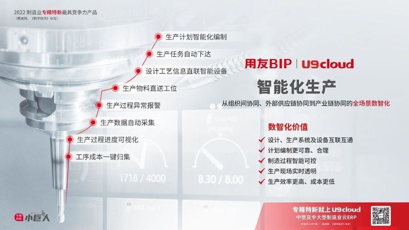 賦能“中國(guó)智造”，用友U9 cloud智能工廠(chǎng)建設(shè)